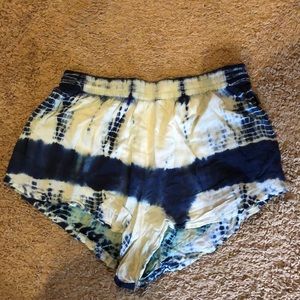 Blue Tie Dye Volcom Shorts